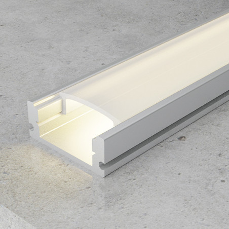 Perfil de aluminio Sid - 2 metros  Aluminio