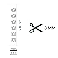 Tira LED 24V SMD Serie Letters IP20 14W/m - 5 Metros  Rojo
