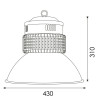 Campana LED SMD Cool 200W - DSC  3000K