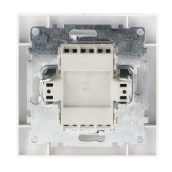 Interruptor Simple Pulsador con Indicador luminoso - EP  Blanco