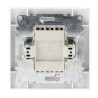 Interruptor Simple Pulsador con Indicador luminoso - EP  Blanco
