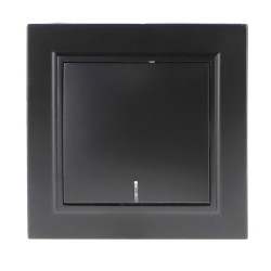 Interruptor Simple Pulsador con Indicador luminoso - EP  Blanco