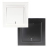 Interruptor Simple Pulsador con Indicador luminoso - EP  Negro