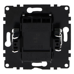Interruptor Simple Pulsador con Indicador Luminoso - PJ  Gris