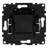 Interruptor Simple Pulsador con Indicador Luminoso - PJ  Gris