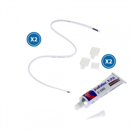 Cable Adaptador Para Tira Led 220Vac Ruzok