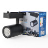 Foco LED para carril Clean Negro 30W Monofásico CCT  CCT