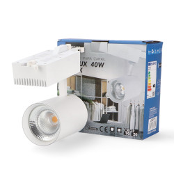 Foco LED para carril Prolux Blanco 40W Monofásico - DSC  4500K