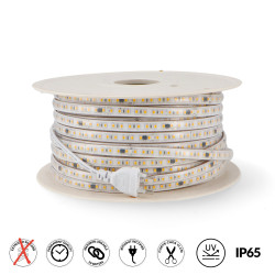 Tira de LED 220V SMD Bergamo 12W/m IP65 - 50 metros  6000K