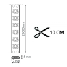 Tira de Led 220V Smd Ruzok 12W/m IP67 - 20 Metros  3000K
