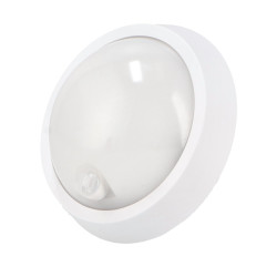 Aplique LED con Sensor Movimiento Sphere 12W PIR 360º IP54  4500K