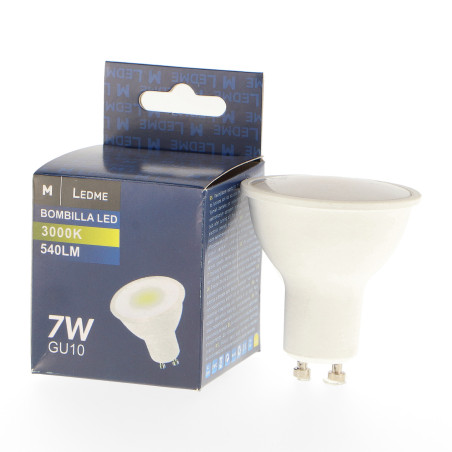 Bombilla LED GU10 Smd Plus 7W Regulable 180º - DSC  6000K
