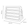 Foco Modular LED Coliseum 400W  5000K