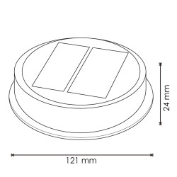 Baliza Led Solar Buy de suelo con pincho  6000K