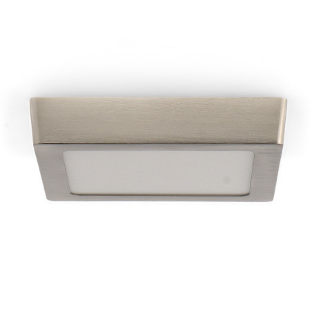 Panel de Superficie Niquel Cuadrado 12W CCT