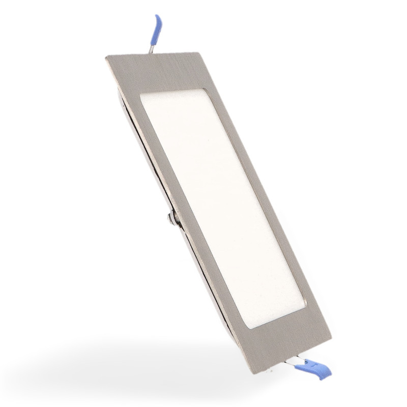 Panel LED Cuadrado Niquel 12W CCT