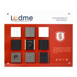 Expositor de pared para Interruptores - Ledme Electric