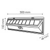 Aplique LED Solar Natur con Sensor Movimiento  4500K