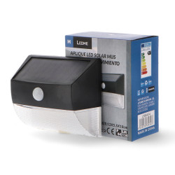 Aplique LED Solar Mus con Sensor Movimiento - DSC  4500K