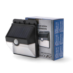 Aplique LED Solar Moon con Sensor Movimiento  4500K