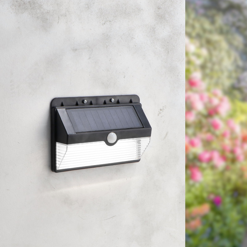 Aplique LED Solar Sun con Sensor Movimiento  4500K