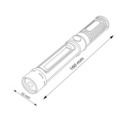 Linterna LED Feather Multifunción con Imán IP65  6000K
