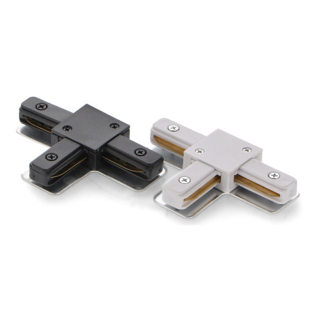 Conector en T Para Carril Monofásico  Blanco