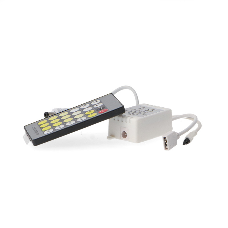 Controlador Mini Para Tiras Led CCT Con Control Remoto Por Ir - DSC