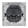 Enchufe Empotrable Tipo F Schuko Con Doble USB - EP  Blanco