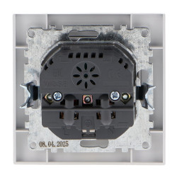 Enchufe Empotrable Tipo F Schuko Con Doble USB - EP  Negro