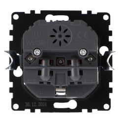Enchufe Empotrable Tipo Schuko con USB  - PJ  Blanco