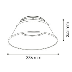 Campana Led Infinity 200W - DSC  6000K