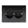 Enchufe Doble Schuko - EP  Blanco
