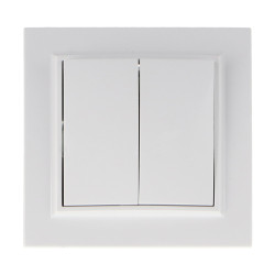Interruptor Doble Conmutado - EP  Blanco
