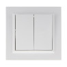 Interruptor Doble Conmutado - EP  Blanco