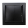 Interruptor Doble Conmutado - EP  Negro