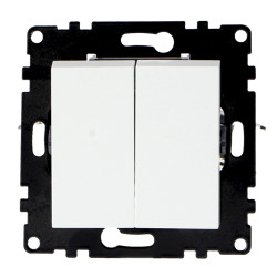 Interruptor Doble Conmutado - PJ  Negro