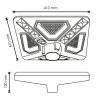 Farola Solar Led Kain Para Alumbrado Público 1800 Lm  4500K