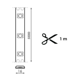 Tira de Led 220V Smd Mixt 14,4W/m - 50 Metros - DSC  CCT