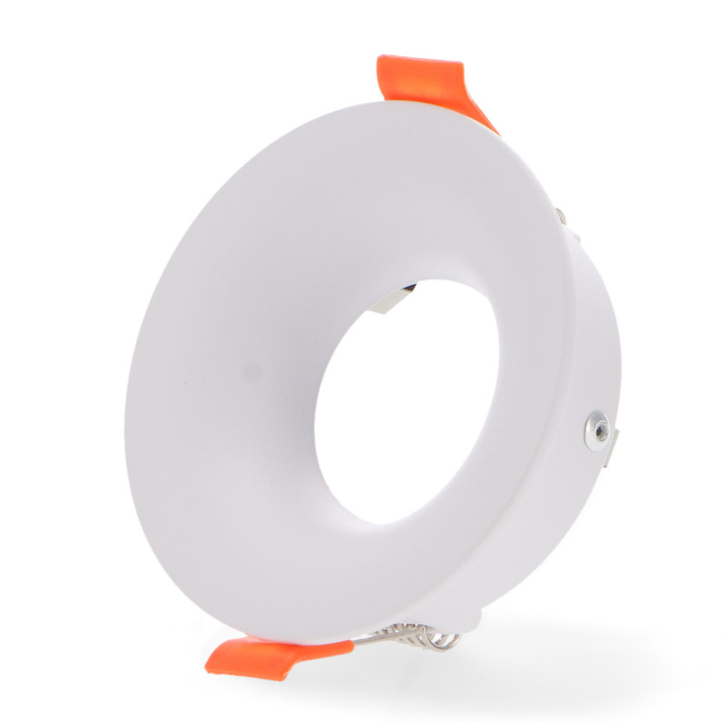 Aro Fijo Redondo Blanco Serie Infinity Para Gu10/mr16