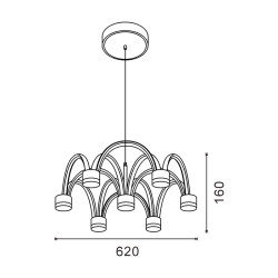 Lámpara Led Para Techo Emin 84W - DSC  CCT