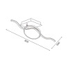 Lámpara de techo LED Somersault - DSC  CCT