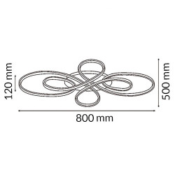 Lámpara de techo LED Fleow  CCT