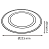 Aplique de Pared Prairie 24W - DSC  3000K