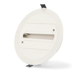 Base empotrable con carril Blanco Monofásico