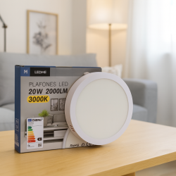 Panel de Superficie Serie Slim Circular 20W  4500K