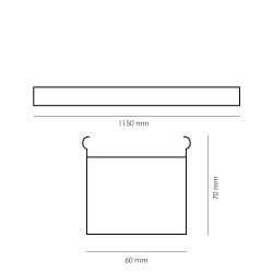 Barra lineal Led Barcelona 40W (UGR 19) - DSC  6000K