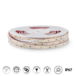Tira de Led 220V Smd Ruzok 17W/m IP67 - 20 Metros  4500K