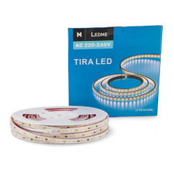 Tira de Led 220V Smd Ruzok 17W/m IP67 - 20 Metros  4500K