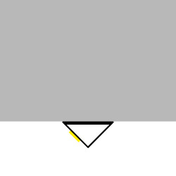 Perfil de aluminio Triangular - 2 metros  Aluminio